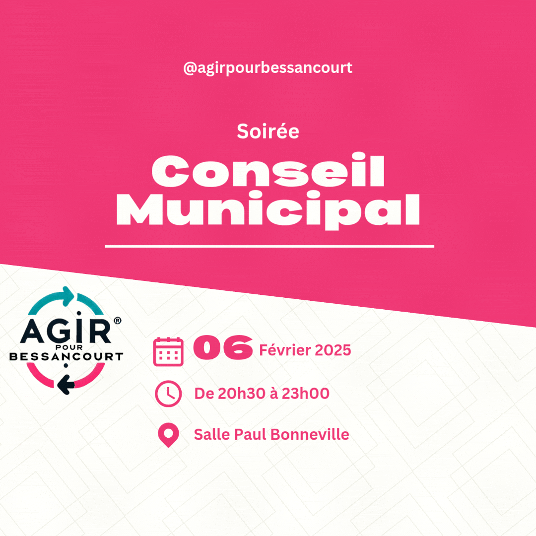 Retour en images du Conseil Municipal du 06 février 2025