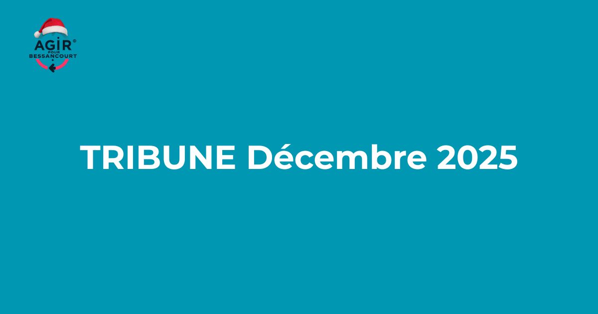 Tribune Décembre 2025